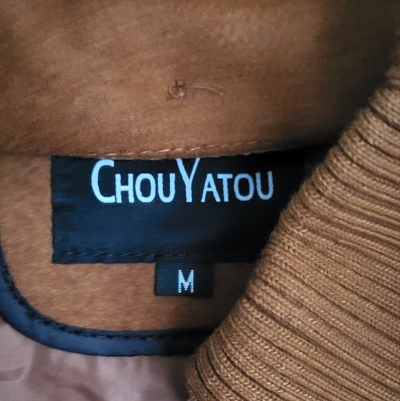 Chouyatou Men's Collar Wool-Blend Pea Coat Medium - Picture 6 of 14